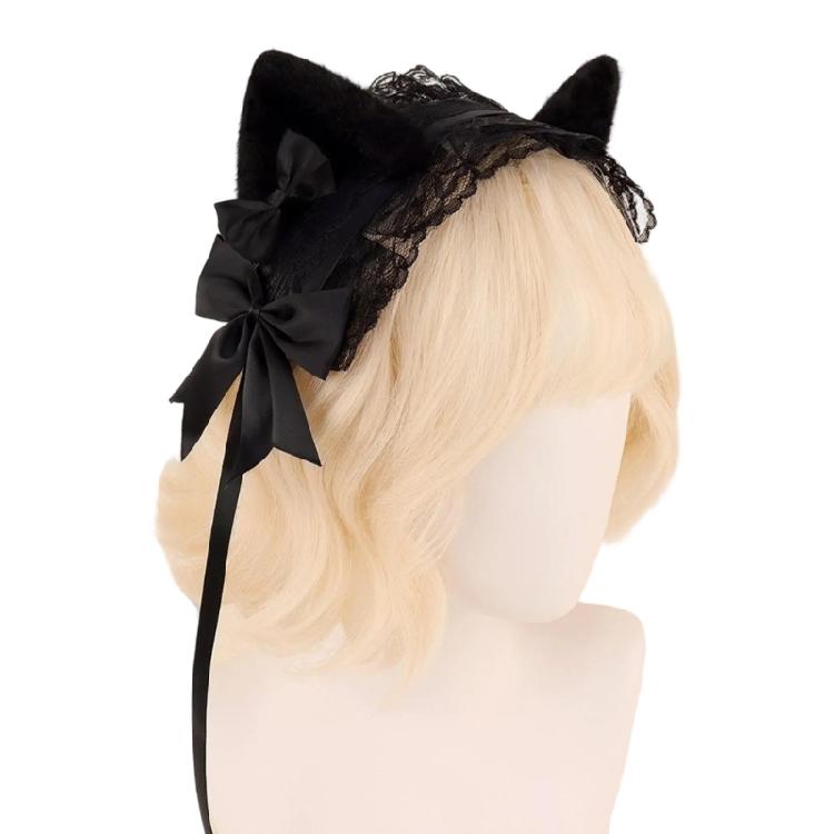 Stylish Anime Kitten Hair Hoop Eye-catching Headpiece Headwear for Stage Halloween Cosplay Role Play
