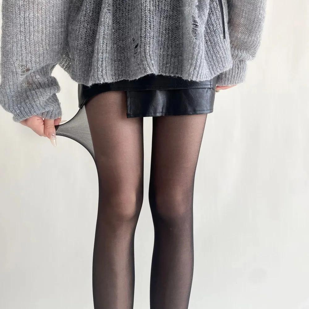 1 Pair Ultra Thin Nylon Thigh High Stockings Pantyhoses Women Sexy Women Tights Velvet Sexy Lingeries Hosiery Body Stockings