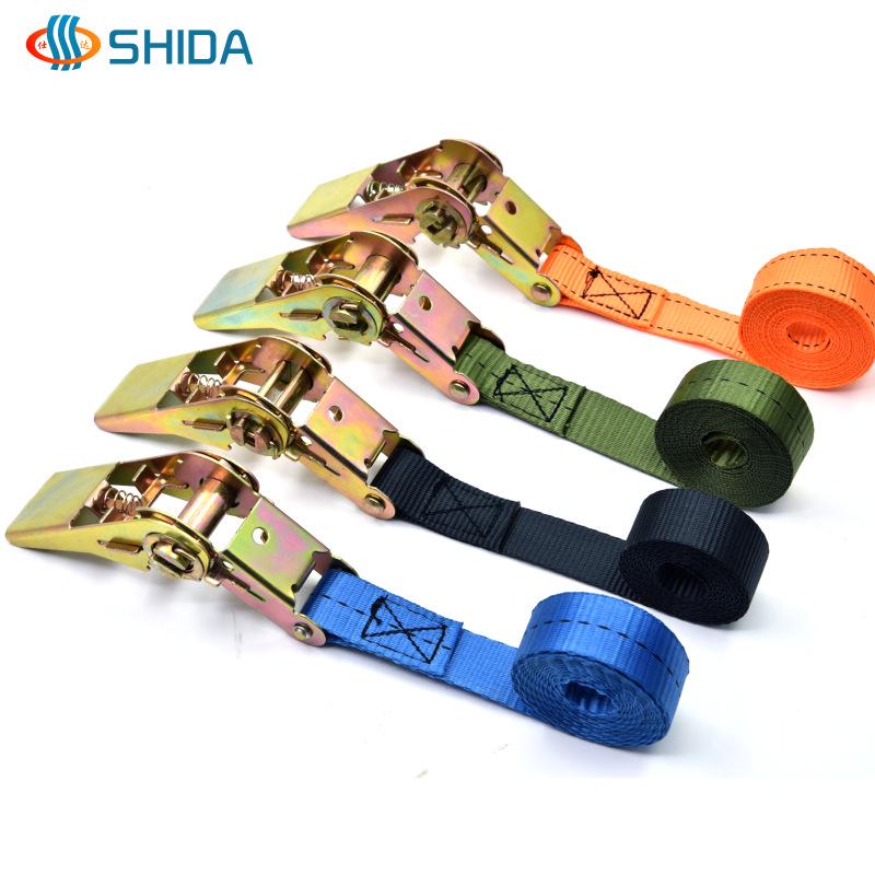 

Оранжевые ремни с трещоткой для крепления багажа и аккумулятора мотоцикла с поддоном для груза 100cm; Orange Tensioner Strap 2.5cm