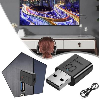 USB Bluetooth-kompatibler 5.0 Adapter Musik Kabellos 1 Für PC im Empfänger Für Auto-Navigation hea O0K8