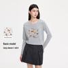 FivePlus Women's Autumn Long-Sleeve Loose Round Neck T-Shirt