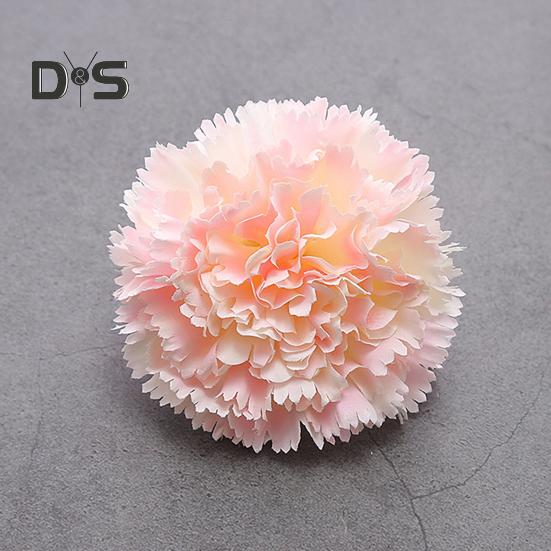 10 Pcs Artificial Carnation Flowers Handmade Faux Silk Flowers Fake Carnation Blooms for DIY Crafts Wedding Baby Showers Decorations