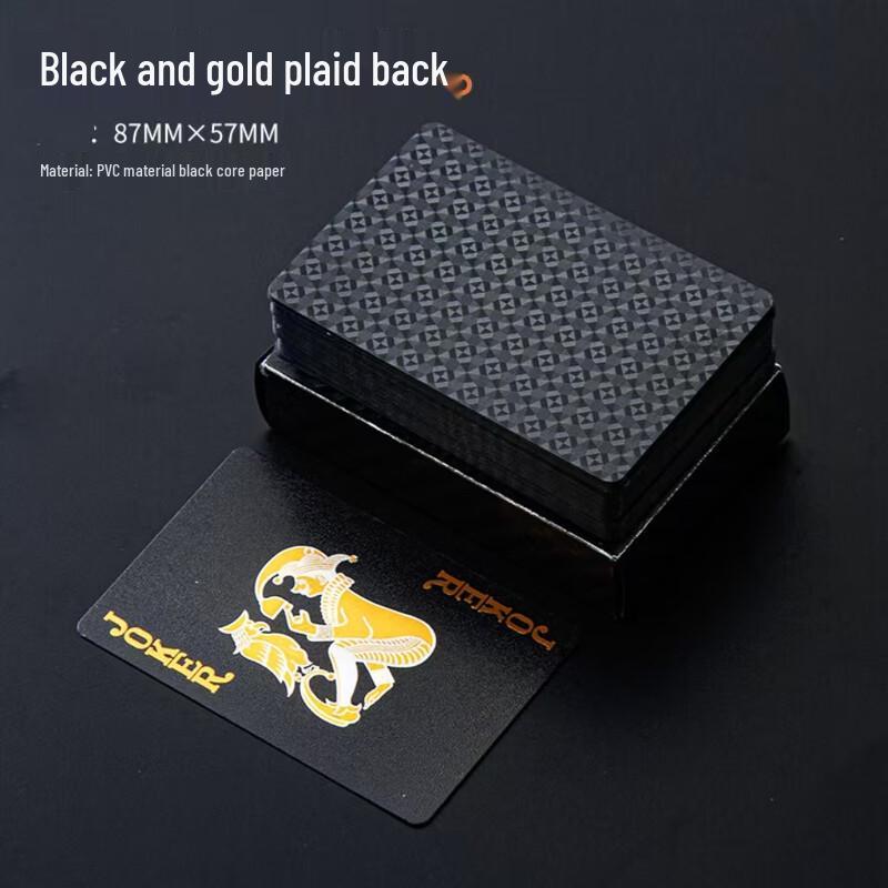 Пластиковые игральные карты Brangdy Golden PVC