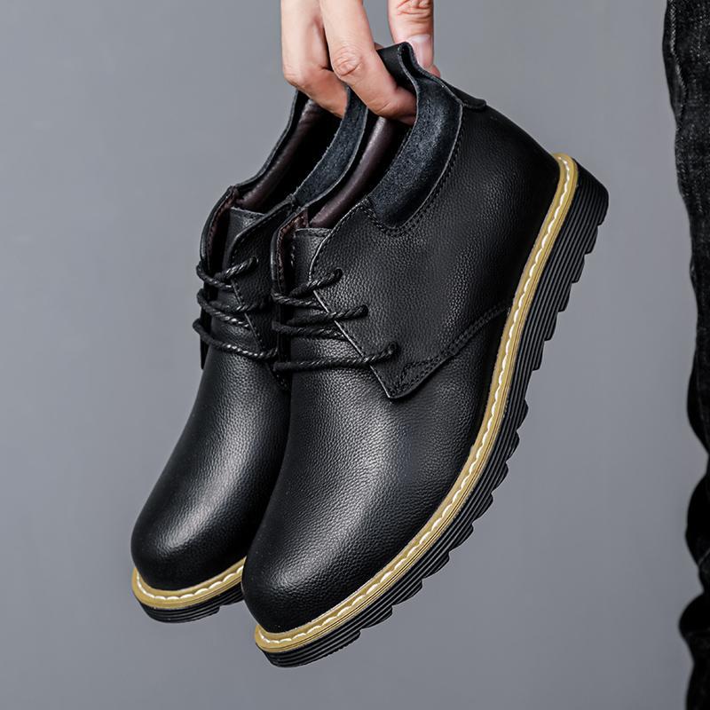 

Обувь из натуральной кожи. Мужская повседневная обувь. Модная брендовая мужская обувь на плоской подошве из коровьей кожи. Черно-белые туфли. 44 чёрный