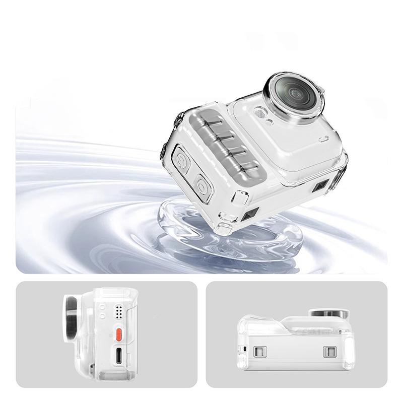 For Insta360 Go Ultra Protective Cover Tpu Ice Sensing Heat Dissipation Anti Drop Protective Case With Lens Cap & Lanyard