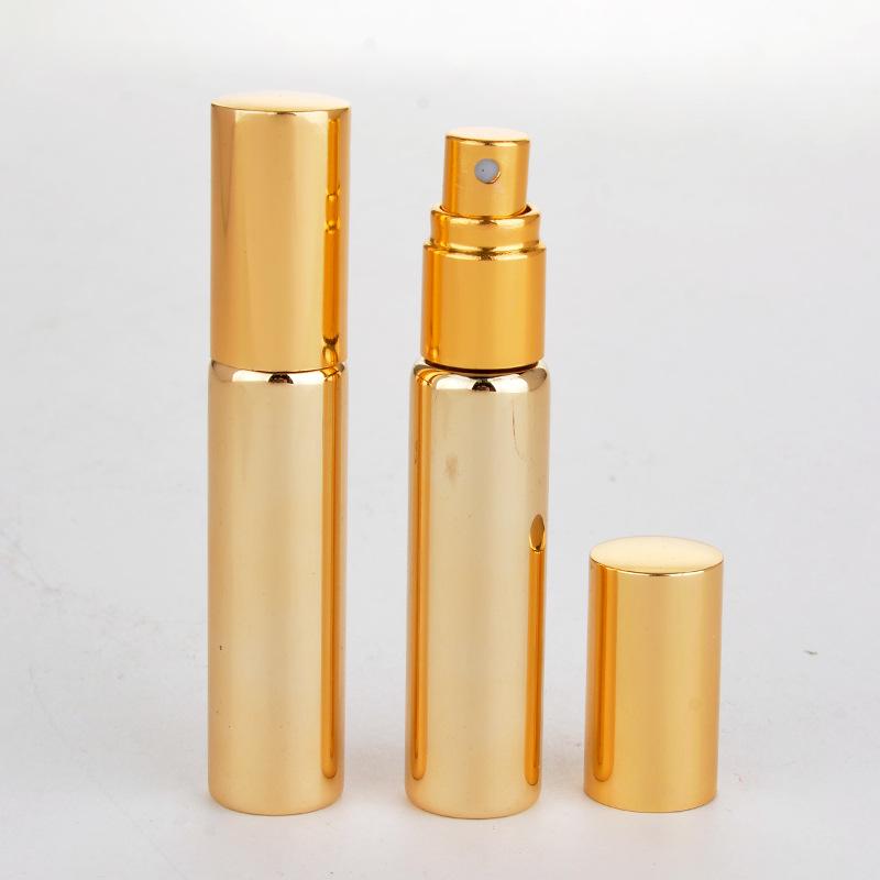 10ml λοσιόν υποεμφιάλωσης αρώματος ενυδατικό μπουκάλι σπρέι ηλεκτρολυτικό μπουκάλι σπρέι με γυάλινο σωλήνα UV