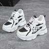 Factory Heightening Dad Shoes Women's Small 2025 Spring Lightweight Thick-soled Soft-soled Mesh Breathable Sneakers