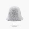 Imitation Rabbit Fur Hat Women's Autumn and Winter Versatile Fashion Bucket Hat Plush Bucket Hat Basin