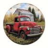 Retro Round Metal Tin Signs D Flat Cars Truck Decor Pattern Nostalgic Iron Painting Novelty For Cafe Bar Man Cave Wall Decor