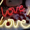 Dual-Use Wall-Mounted LED Neon Light Lamp: Love Design for Bedroom Photography Prop