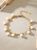 Multi Heart Beads Charms Necklace Bracelet For Women 18k Gold Plated Waterproof Non Tarnish Women's Necklaces Matching Bracelets