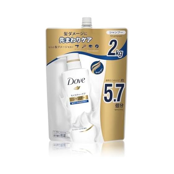 Dove Shampoo Large Capacity Refill 2kg Moisture Care [Amazon.co.jp Exclusive]