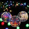 50/100 LEDs Solar Twinkling Fairy Lights 8 Modes LED String Lights Outdoor 23/39FT for Garden Party Decoration Ambient Lighting