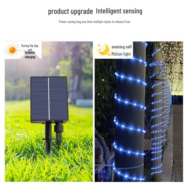 Waterproof Solar LED Strip Lights: Colorful Outdoor Decoration
