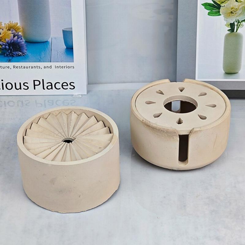 Versatile Concrete Silicone Mold Candle Box Moulds DIY Candle Holder Mould Silicone Material Candlestick Mold for Crafts