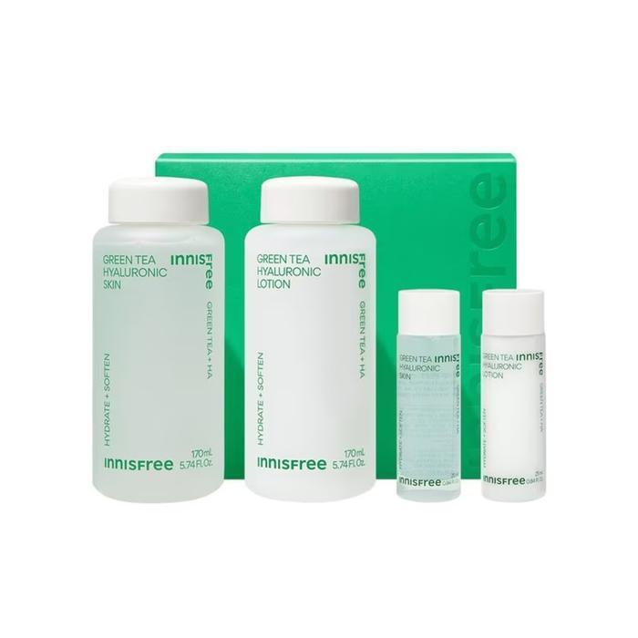 Innisfree Green Tea Hyaluronic Acid Skincare 2-Piece Set (28407098)