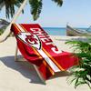 Kansas City Chiefs Print Beach Towel, Large Soft Quick Dry Towel for Beach Camping Swimming