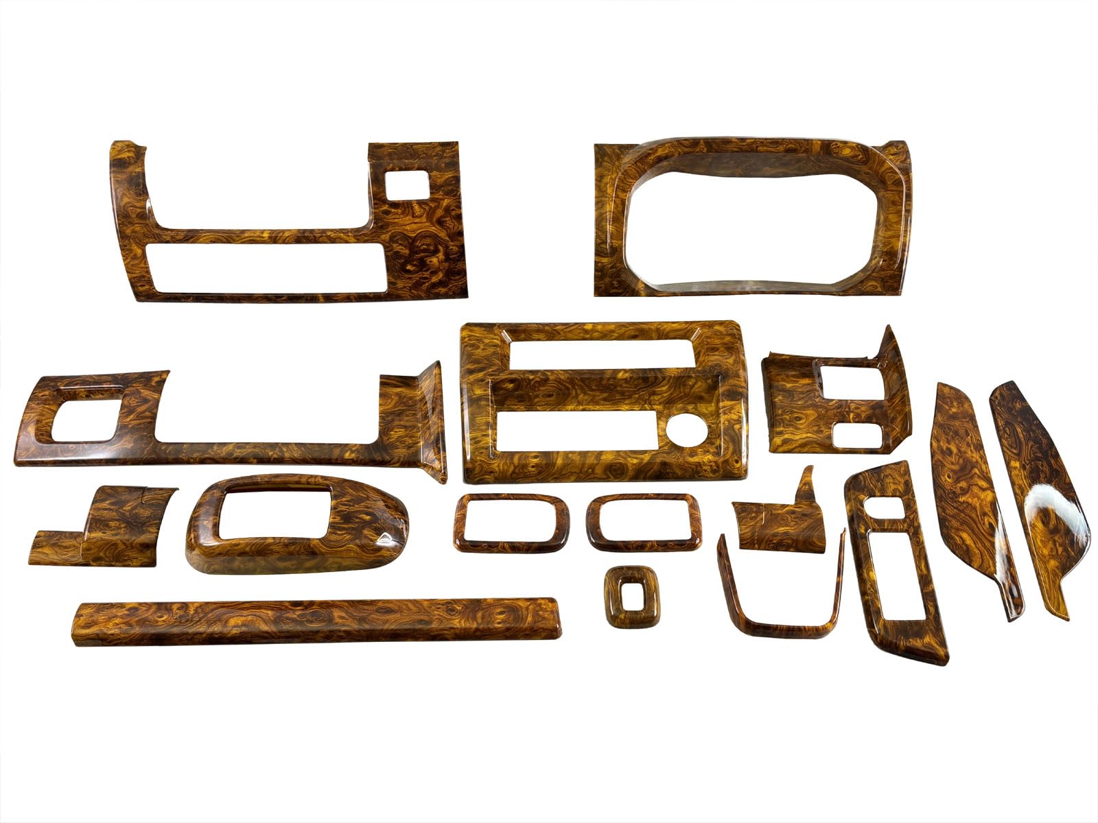 

BRIGHTZ Hijet Truck Jumbo S500P S510P Late Interior Panel Set 16PC Wood Style S500 S510 S 500 510 Hijet Truck Jumbo [WOOD-PAN-152] коричневий