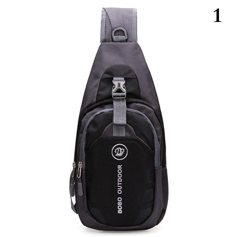 Waterproof Men Wemen Nylon Shoulder Bag Outdoor Camping Travel Bike Sport