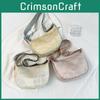 New Chinese Elegant Style Large Capacity Satin Embroidered Shoulder Bag For Women In Pink Yellow And