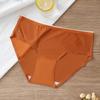 Summer Ultra-thin Ice Silk Seamless Women's Underwear Waist Waist and Hip Pants Antibacterial Pure Cotton Breathable Quick Drying Panties