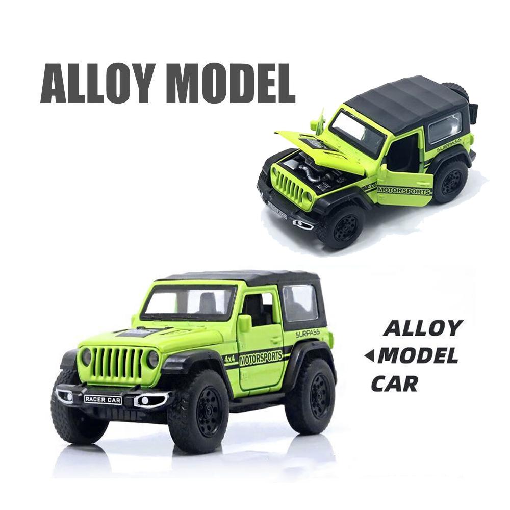 Alloy Off-Road Vehicle 1:36 Model Car With Four Doors That Can Be Opened, Toy Gift Decoration