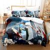 3D Print Anime Chainsaw Man Bedding Sets Duvet Cover Set With Pillowcase Twin Full Queen King Bedclothes Bed Linen Home Textiles