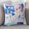 Anime Shugo Chara! Cartoon Series Square Pillowcase Soft Waist Sofa Cushion Cover Bedroom Room Pillowcase