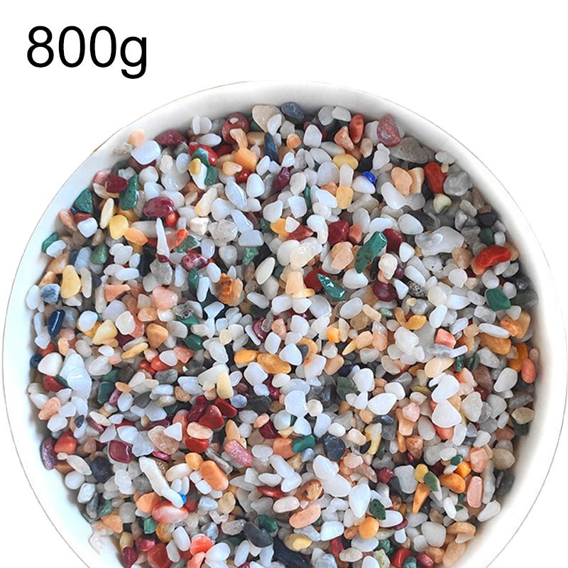 200/400/600/800g Natural Rainflower Stone Bottom Sand Of Fish Tank Aquarium Scenery Small Stone Decorative Colored Stones TMZ