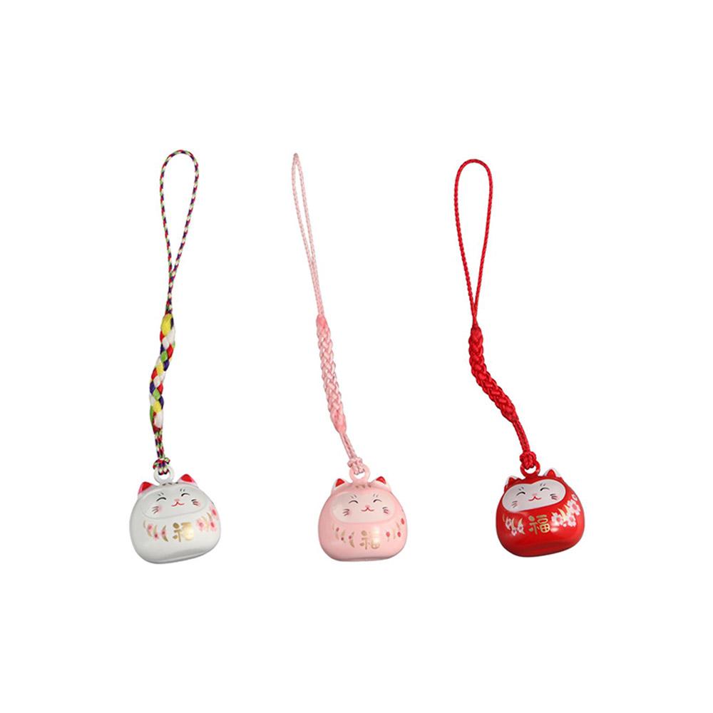 Gifts Charm Car Key Door Key Bag Decoration Maneki Neko Keyrings Lucky Cat Keychains Pendant