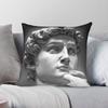 Michelangelo The David Pillowcase Polyester Linen Velvet Printed Zip Decor Home Cushion Cover