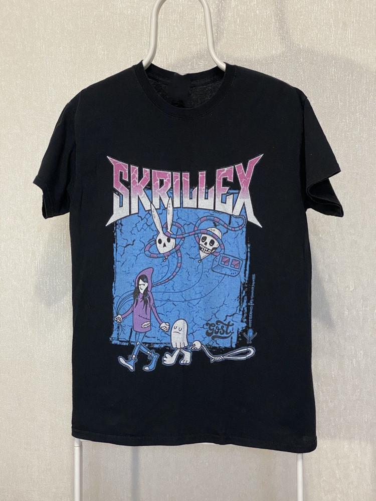 Коллекция Skrillex Винтажная футболка с коротким рукавом Все размеры от S до 5XL K1218 Унисекс футболка L