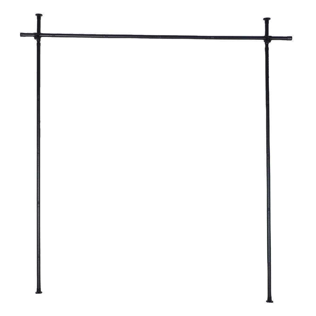 Room Divider Curtain Rod Carbon Steel Vertical Tension Rod for Room Separation   Partition Space Separator Curtain Stand