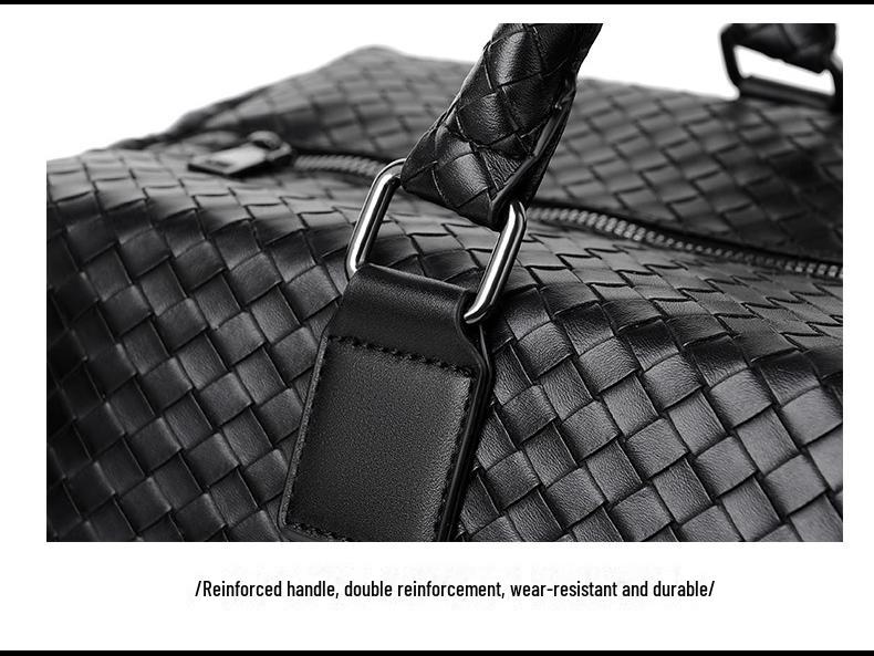 New Spring/Summer Large-Capacity Woven Handheld & Messenger Travel Bag for Leisure & Business