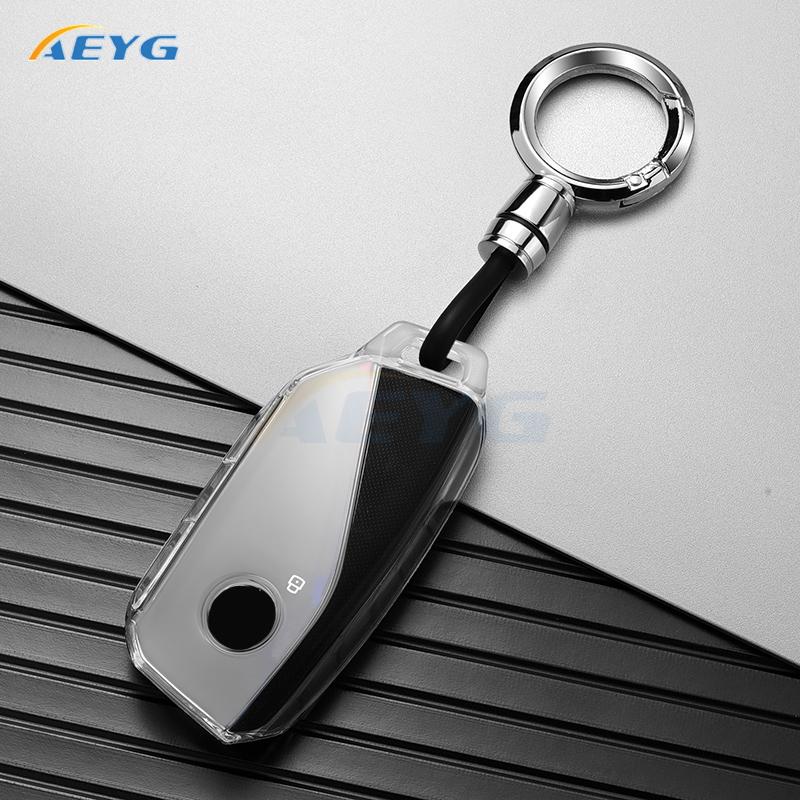 Tpu Car Key Case Cover Shell Fob For For Bmw Series 7 735I 740Li X7 X1 U11  I7 G07 Lci Xm  Key Chain Accessories