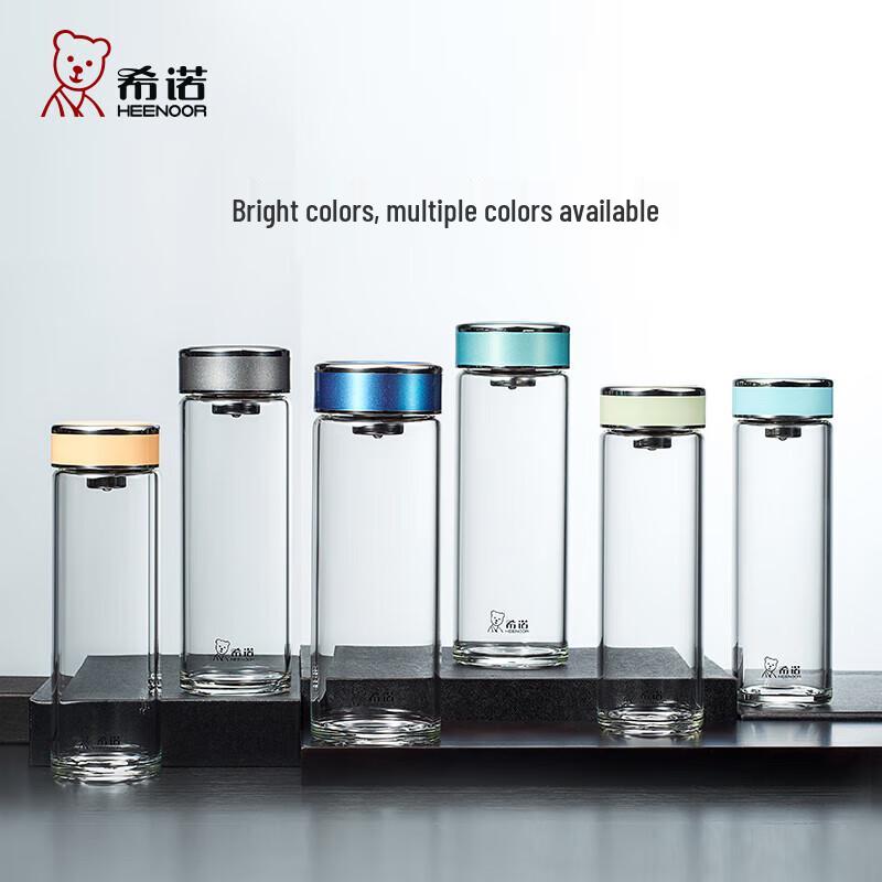 HEENOOR XN-6083 Single-Layer Glass Tea Infuser Bottle