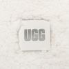 UGG Oversized Sherpa Scarf with Boa 20052 NIM Logo, White, Women's, [Used]
