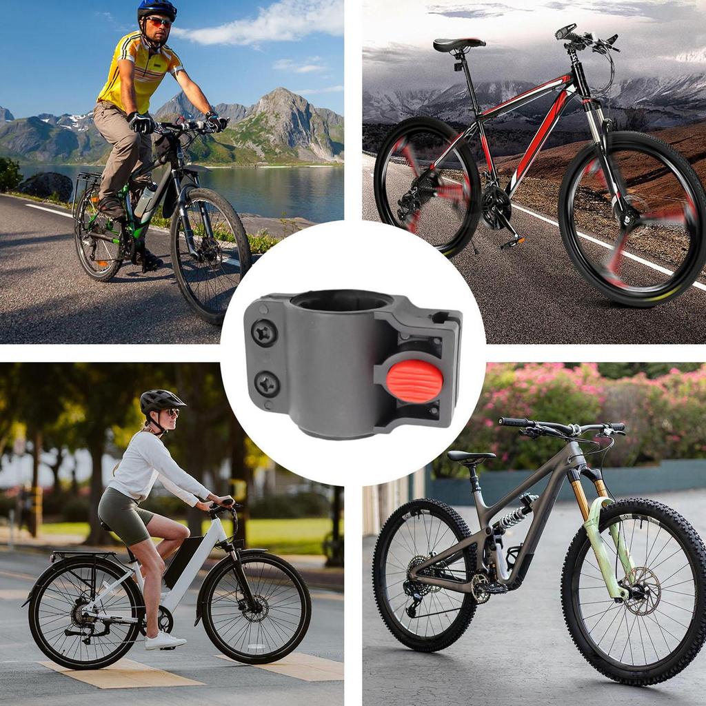 Cycle Lock Holder Clip Replacement Storage Clamp U-Lock Clip Replacement U-Lock Clip Fixed Cycling Parts Lock Mounting Bracket