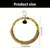 Parrots Hammock Bird Perch Cage Toy Circle Chewing Rack Toy Stand Play Parrot Toys, Bird Toys, Hanging Rings, Swings