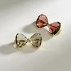 Stylish Bowknot Pin Sturdy Alloy Designs Elegant Bridal Jewelry Safe Clasp for Sensitive Skin