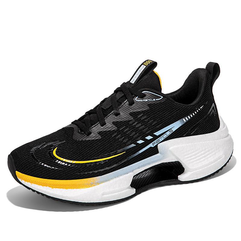 

Trendy Shoes Spring And Summer Popcorn Men S Running Shoes Friction Sound Breathable Casual Shoes Body Training Couple Sports Shoes 36 чёрный