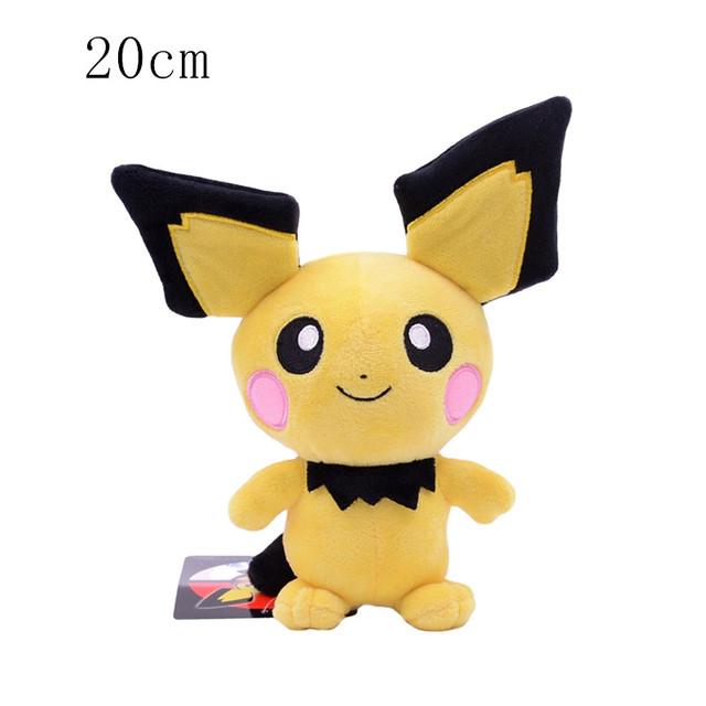 15-26cm Plush Toys Pikachu Charmeleon Snorlax Bulbasaur Gengar Umbreon Mewtwo Anime Cartoon Plush Dolls Children's Gifts