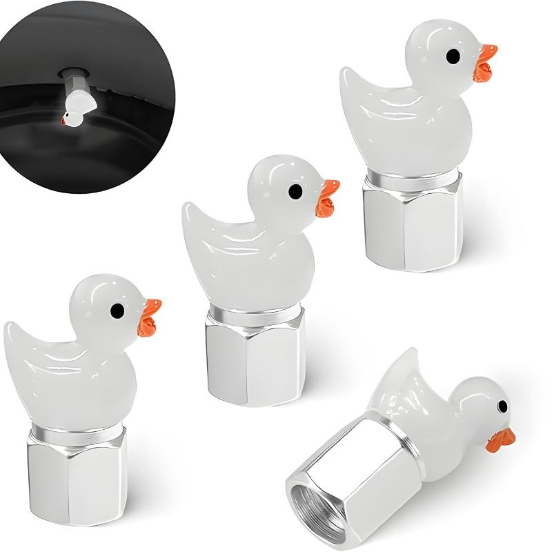 

4 шт. Утка Алюминиевые Колпачки на Ниппель Колеса Шины Колпачки на Шток Клапана Шины Чехол для Шины Автомобильные Полезные Внешние Детали Автоаксессуары A1