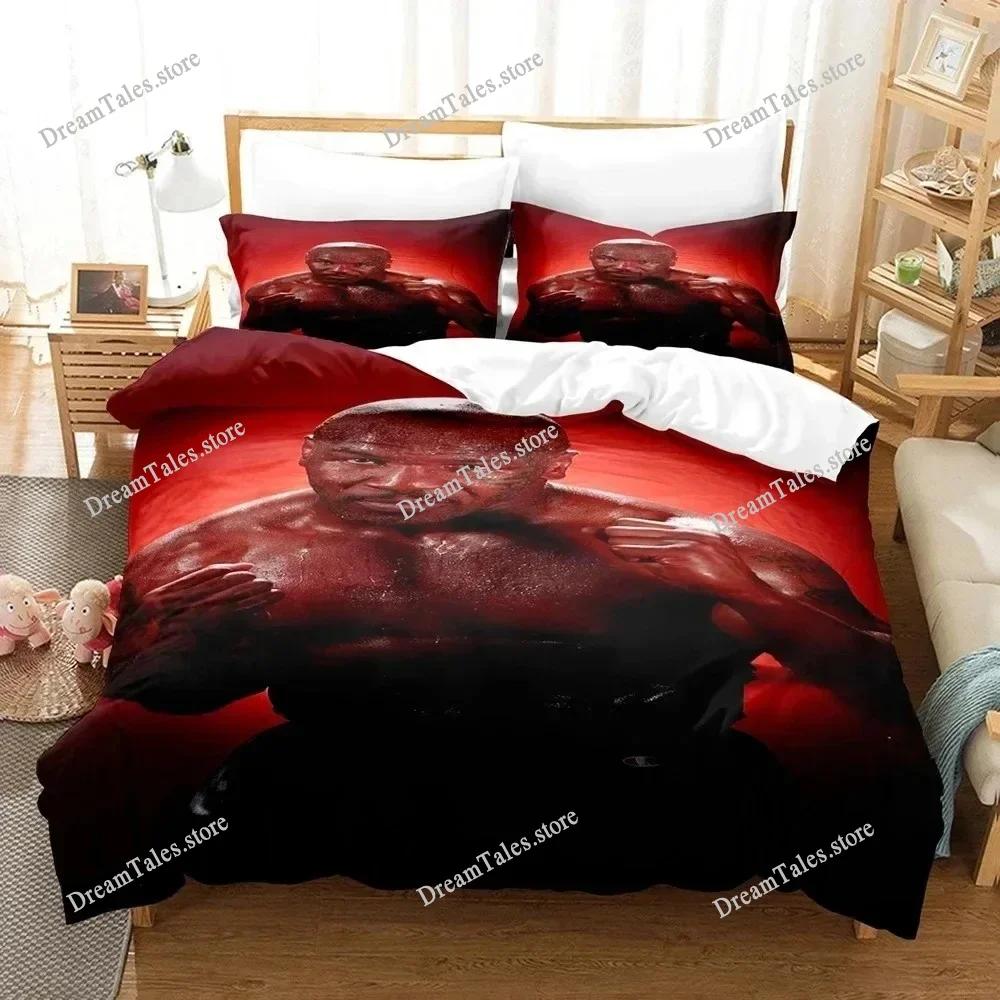 3D Print Boxing Bedding Set Boys Girls Twin Queen King Size Duvet Cover Pillowcase Bed Boys Adult Home Textileextile Luxury Gift