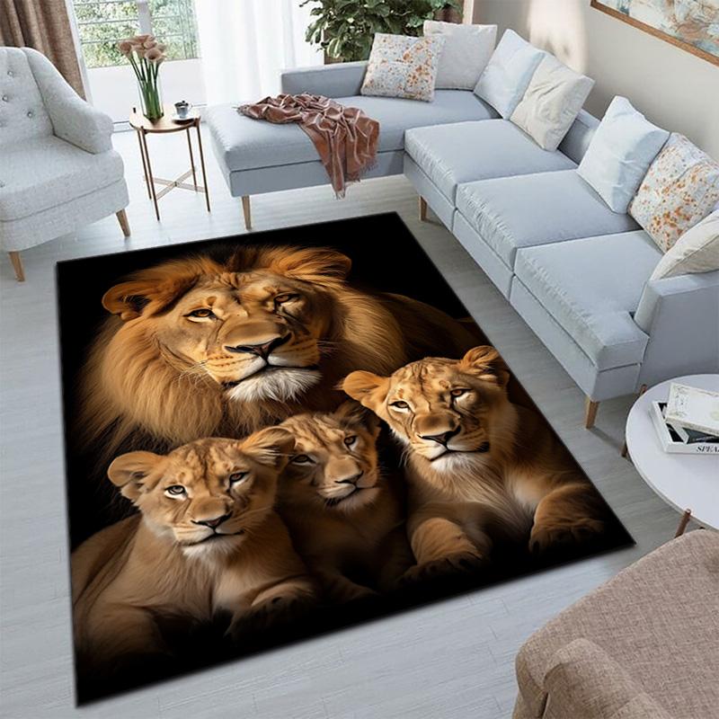 Wild Bears Mountainous Terrain Carpet Is Suitable For Living Room And Bedroom Doormats Office Balcony Decorative Carpet A6
