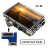 CN-006 2Pcs/Set HDMI To Micro HDMI Adapter,HDMI To HDMI Connector for Raspberry PI 3B/3B+/4B Opposite U Shape Back Angled