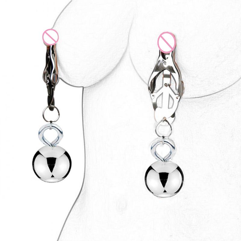 BDSM Heavy Balls Příslušenství Sponky na stydké pysky Svorky na bradavky Sexy Stimulují Flirtování Sexuální vzrušení Sexuální hračky pro ženy pro páry