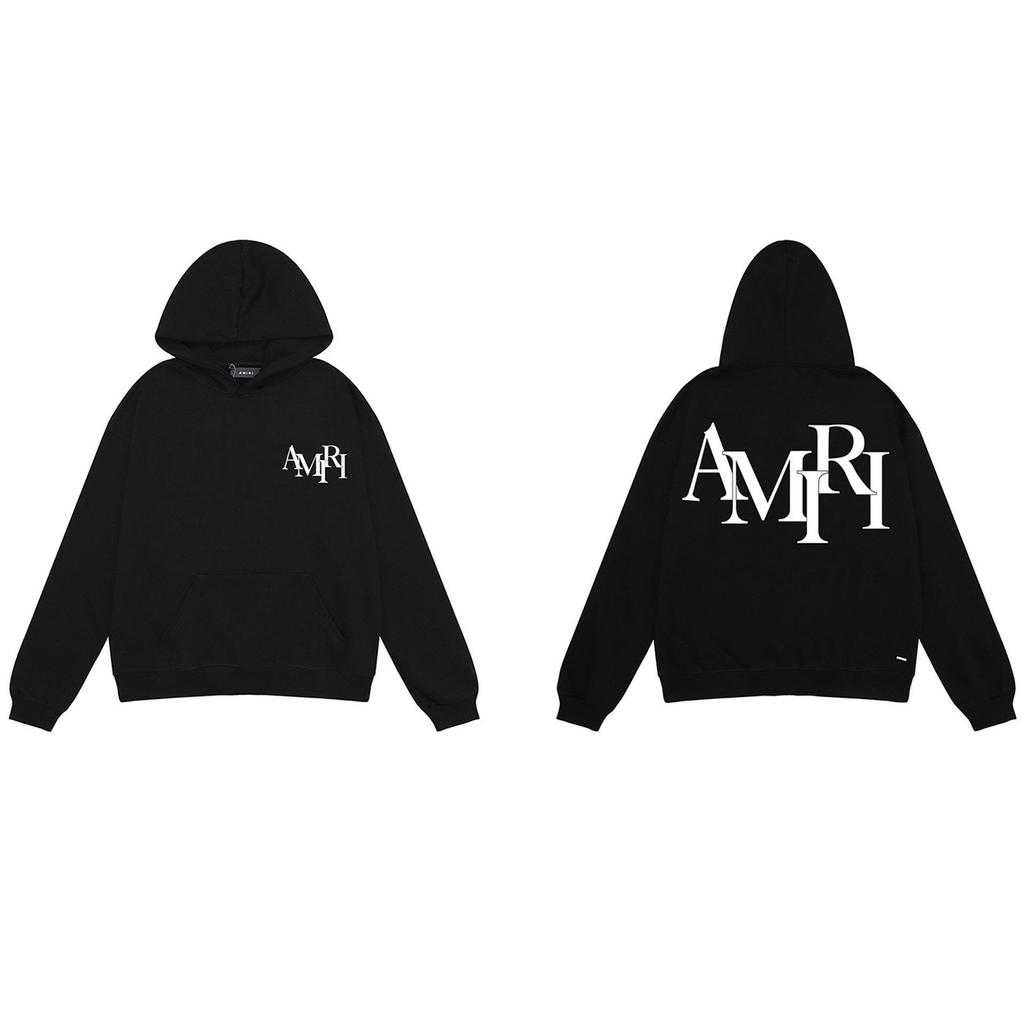 25S Trendy Brand Heavyweight Cotton Terry Hoodie with Letter Print