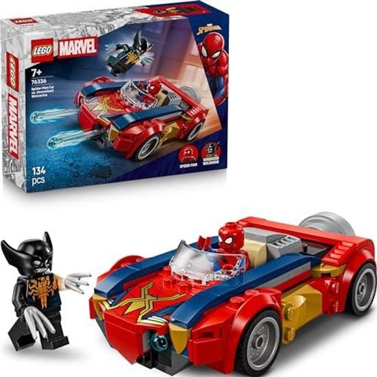 LEGO Marvel Spider-Man Wolverine Transformed into Venom Battle 76336 Toy Boys Girls Toys Birthday Present Blocks 7 Years Old 8 9 Elementary School 134