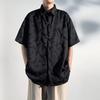 Summer New Chinese Short Sleeved Shirt for Men's Youth Fashion Chinese Style Versatile Trendy Casual Shirt Coat